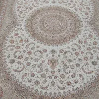 ۱ جفت فرش ۹ متری ۷۰۰ شانه با رنگ کرم گردویی|فرش|مهاباد (آذربایجان غربی), |دیوار