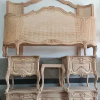سرویس خواب کلاسیک طرح سه گل...گالری مبلمان پوریا