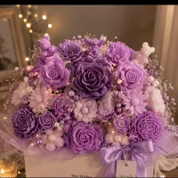 باکس گل شمعی جاودان