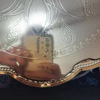 سینی استیل اصل ژاپن طلایی|ظروف سرو و پذیرایی|قم, سید معصوم|دیوار