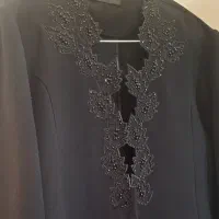 مانتو نگین کار شده مجلسی