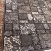 ۱جفت گلیم فرش ریشه دار نو نو ۲/۲۵×۲|گلیم، جاجیم، گبه|کاشان, ملا حبیبالله شریف|دیوار