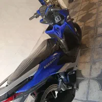 موتور برمودا آبی کاربنی خوشرنگ|موتورسیکلت|شیراز, شهرک نیروی انتظامی|دیوار