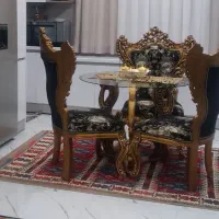 میز غذا خوری سالم  چهار نفره چوب