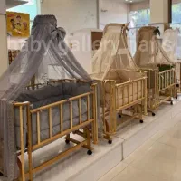 گهواره سنتی سیسمونی نوزاد تخت کنار مادر ننو مدل e