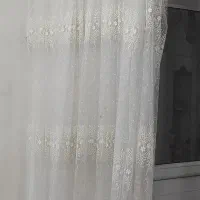 فروش پرده با کتیبه و میز تلویزیون