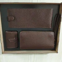 ست هدیه چرم طبیعی