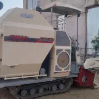 کمباین زنجیری نخود  و برنج