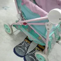 کالسکه اسباب بازی وتخت عروسک