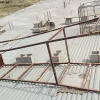 چهارپایه بشکه درام و باسکول قدیمی