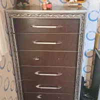 دراور 6 کشو چوبی ریلی