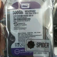 هارد ۵۰۰ گیگ بنفش با یکسال گارانتی