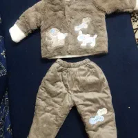 کاپشن و شلوارو پاپوش ست