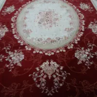 یک جفت فرش ۱۲متری زرشکی سالم و شسته شده