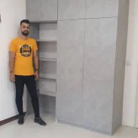 دکوراسیون داخلی کابینت کمد دیواری|جاکفشی، کمد، دراور|رشت, سلیمانداراب|دیوار