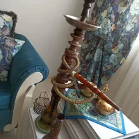 قلیان تنه چوبی|کلکسیون و سرگرمی|گرمدره, |دیوار