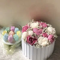 باکس گل شمع