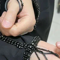 چادر عربی جواهر دوزی.|لباس|یزد, |دیوار