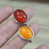 انگشتر عقیق یمنی دست ساز