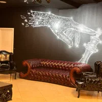 مبلمان چستر مدل حلزونی چرم درجه یک