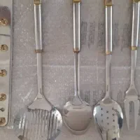 سرویس کفگیر وملاقه استیل اصل