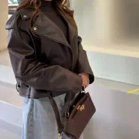 کت چرم قهوه ای|لباس|شیراز, زرهی|دیوار