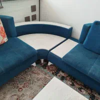 مبل ال هفت نفره شیک و سالم