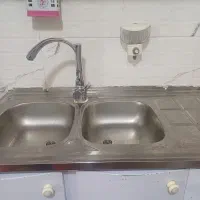 کابینت ظرفشویی به همراه سینک وآبچکان