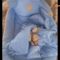 تشک گاردار خرس تدی آبی رنگ