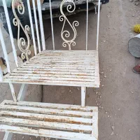 پله آهنی تمیز دست ساز محکم