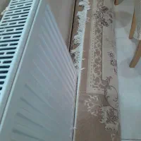 قالی کرم نسکافه ای شیک و تمیز.