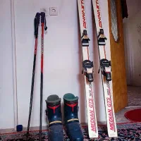 چوب اسکی وباتوم کفش .