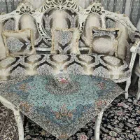 مبل استیل ۹ نفره کاملا سالم وتمیز وراحت