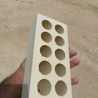 آجر لفتون ده سوراخ سفال مستقیم از کارخانه|مصالح و تجهیزات ساختمان|کرمانشاه, |دیوار