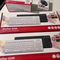 ماوس و کییرد و اسپیکر جنیوس سفید