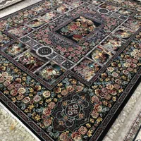 باغ ارم فرش ماشینی در رنگبندی|تابلو فرش|ری, شهید غیوری (ابن باویه)|دیوار
