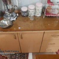 میز سماور و پشتی دو عدد