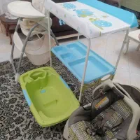 میز غذا و شتشوی بچه و کریرر|تخت و صندلی بچه|تهران, سازمان آب|دیوار