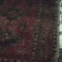 گلیم قدیمی پشمی دست بافت