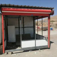 دکه فلزی با دو کرکره برقی