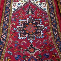 یک جفت کناره دستباف مهربان هریس|فرش|ری, ظهیرآباد|دیوار
