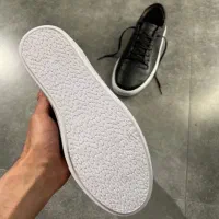 کفش مردانه تمام چرم طبیعی مشکی زیره سفید|کیف، کفش، کمربند|عسلویه, |دیوار