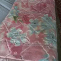 پتو خارجی دونفره دولایه گل برجسته|رختخواب، بالش، پتو|گرگان, |دیوار