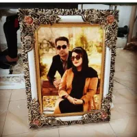 چاپ عکس چهره روی تابلو فرش...|تابلو فرش|ایذه, |دیوار