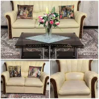 مبل ۷ نفره با میز جلو مبلی و عسلی