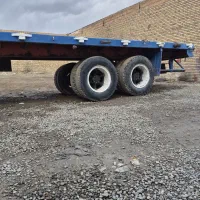 تریلی کفی دومحور چرخ ۲۴ قیچی مندل،فنر قیچی