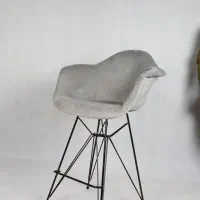 صندلی طرح لاله پارچه ای اپنی فایبر|میز و صندلی غذاخوری|خرمشهر, |دیوار