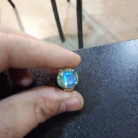 انگشتر زنانه توپاز اصل سوییسی|جواهرات|زنجان, |دیوار