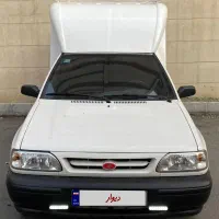 وانت پراید ۱۴۰۴ اتاق دار فایبرگلاس ۱۴۰ باربند دار