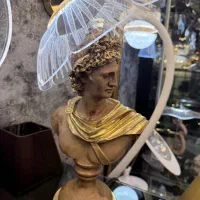 آباژور رومیزی مجسمه چهار حالته|چراغ خواب و آباژور|تهران, فردوسی|دیوار